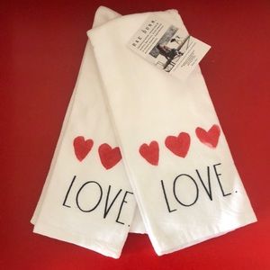LOVE Kitchen Towels by Rae Dunn